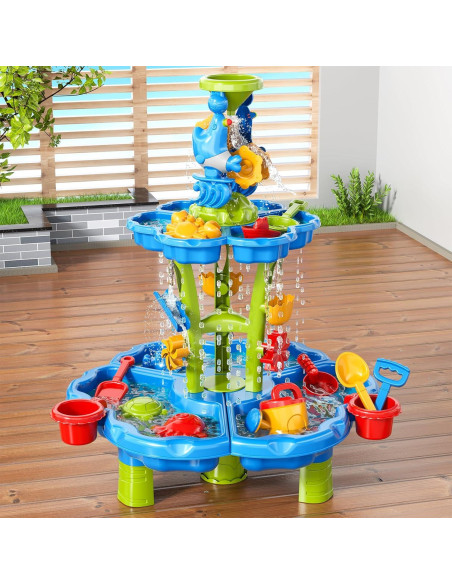 Mesa de Agua 3 en 1 WATUDOU para Niños 3 a 8 Años Mesa de Agua 3 en 1 WATUDOU para Niños 3 a 8 Años