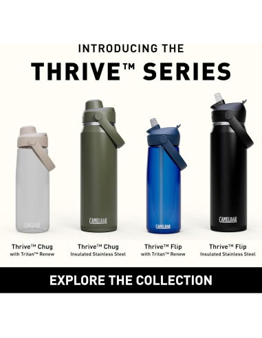 Botella de Agua Aislada CamelBak Thrive 1.22L Acero Inoxidable Azul