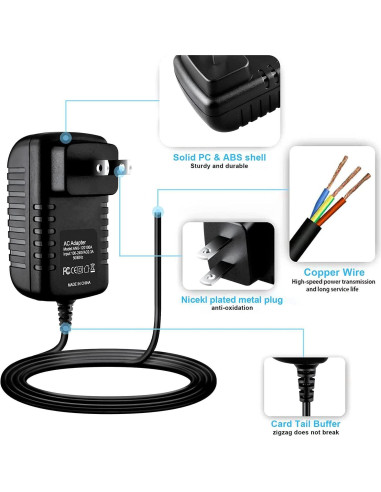 Adaptador AC-DC Parthcksi para NUX NAI-5 Guitarra Acústica