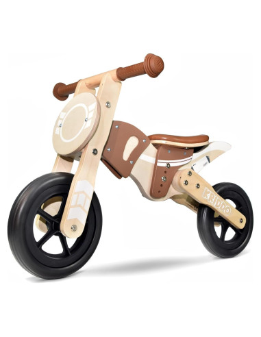 Bicicleta de Equilibrio KRIDDO para Niños 2-4 Años, Madera