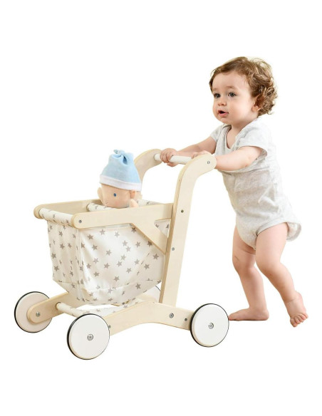 Carrito de Muñecas labebe HY1810009-BLW-GWC 2-en-1 Andador Carrito de Muñecas labebe HY1810009-BLW-GWC 2-en-1 Andador