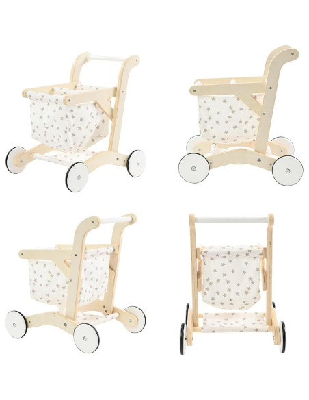 Carrito de Muñecas labebe HY1810009-BLW-GWC 2-en-1 Andador Carrito de Muñecas labebe HY1810009-BLW-GWC 2-en-1 Andador