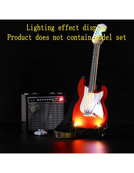 Kit de Luz LED GEAMENT para Lego Ideas Fender Stratocaster Kit de Luz LED GEAMENT para Lego Ideas Fender Stratocaster