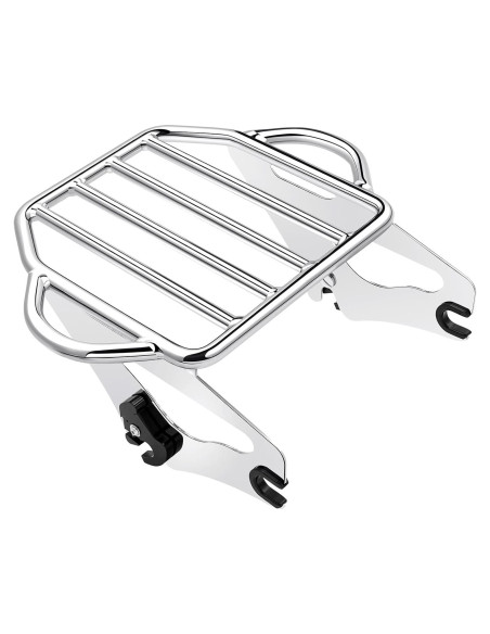 Soporte de Equipaje Desmontable Benlari Cromo para Harley 2009-2024 Soporte de Equipaje Desmontable Benlari Cromo para Harley 2009-2024