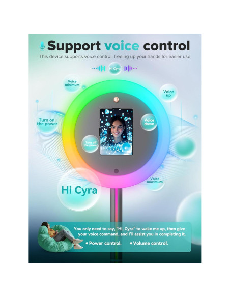 Cabina de Fotos Portátil iHorse Racing con Luz RGB 55.88 cm Cabina de Fotos Portátil iHorse Racing con Luz RGB 55.88 cm