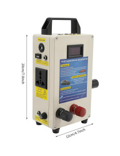 Generador Manual Portátil Mlonausz Mlonau9951 150W Emergencias 2