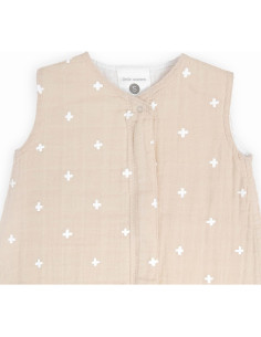 Saco de Dormir Muselina Premium 18-24 Meses Cruce Taupe 2