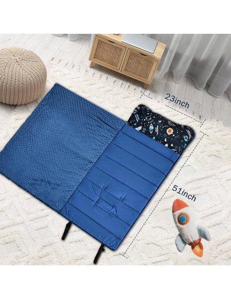Colchoneta de Siesta Espacial MWMWMW para Niños 58.4x129.5cm Colchoneta de Siesta Espacial MWMWMW para Niños 58.4x129.5cm