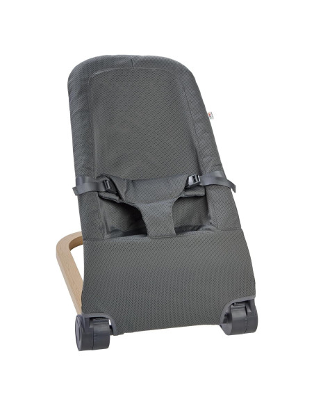 Mecedora Plegable Giggle Bounce Deluxe Gris Pizarra 0-6 meses Mecedora Plegable Giggle Bounce Deluxe Gris Pizarra 0-6 meses