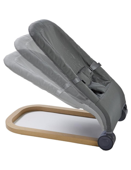 Mecedora Plegable Giggle Bounce Deluxe Gris Pizarra 0-6 meses Mecedora Plegable Giggle Bounce Deluxe Gris Pizarra 0-6 meses