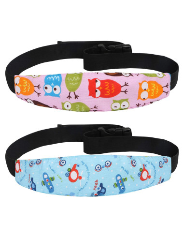 Soporte de Cabeza para Bebés URAQT 2 Pcs Ajustable 30x8 cm