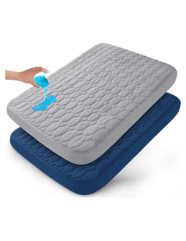 Sábanas Ajustadas Impermeables Biloban 99x68.6 cm Pack de 2