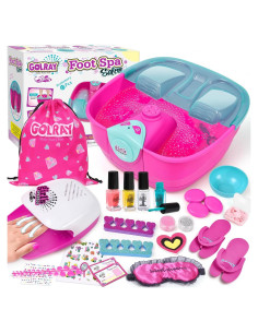 Kit de Spa para Niñas Golray - Baño de Pies y Manicura