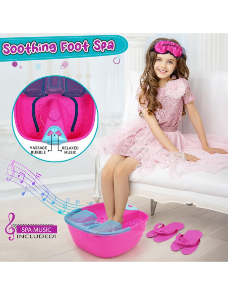 Kit de Spa para Niñas Golray - Baño de Pies y Manicura Kit de Spa para Niñas Golray - Baño de Pies y Manicura