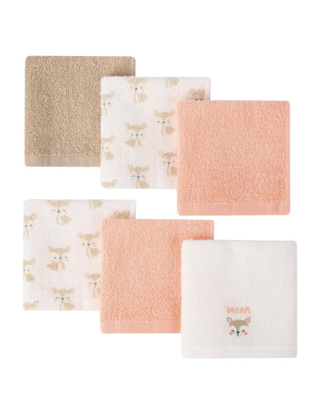 Toallitas para Bebés 100% Algodón BEBE FAVOUR - Paquete de 6 Toallitas para Bebés 100% Algodón BEBE FAVOUR - Paquete de 6