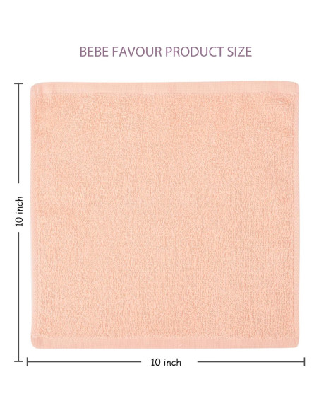 Toallitas para Bebés 100% Algodón BEBE FAVOUR - Paquete de 6 Toallitas para Bebés 100% Algodón BEBE FAVOUR - Paquete de 6