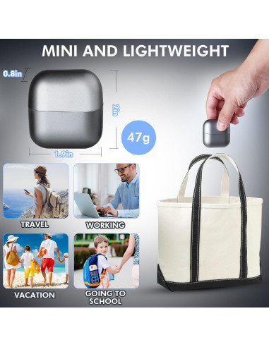 Cortador de Uñas Eléctrico LOQOMI con Luz LED y 2 Velocidades