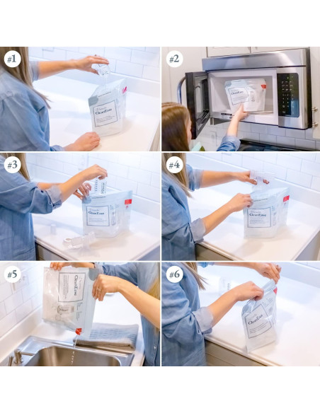 Bolsas de Sanitización por Vapor Ameda CleanEase - 7 Unidades Bolsas de Sanitización por Vapor Ameda CleanEase - 7 Unidades