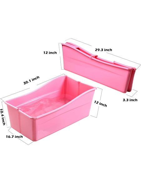 Bañera Portátil para Bebés Ganen Rosa Plegable 2.08 kg Bañera Portátil para Bebés Ganen Rosa Plegable 2.08 kg