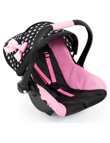 Asiento de Coche Deluxe Bayer Design para Muñecas 46cm Corazones