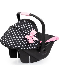 Asiento de Coche Deluxe Bayer Design para Muñecas 46cm Corazones 2