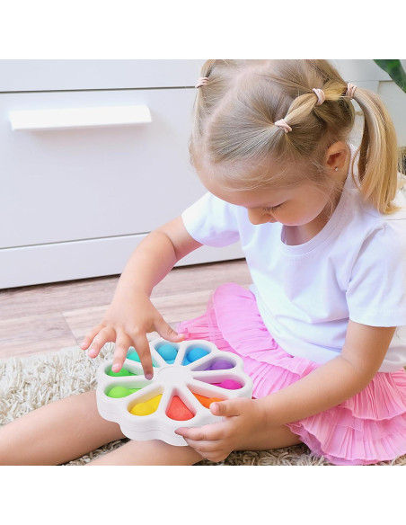 Juguete Sensorial Pop Fidget AFLUODN para Niños 1-3 Años Juguete Sensorial Pop Fidget AFLUODN para Niños 1-3 Años