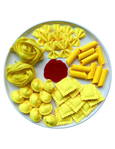 Set de Comida de Juguete de Fieltro MorKuzuNY - 55 Piezas