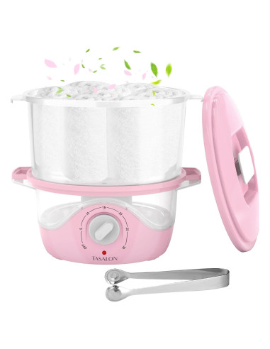 Calentador de Toallas TASALON Rosa 0.8L para Spa y Facial