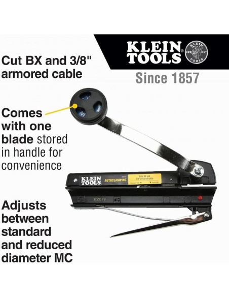 Cortador de Cable y Alambre Klein Tools 53725 y 11063W Cortador de Cable y Alambre Klein Tools 53725 y 11063W