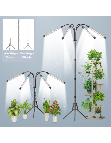 Luz de Crecimiento LED FRENAN con Soporte Ajustable 1.55kg