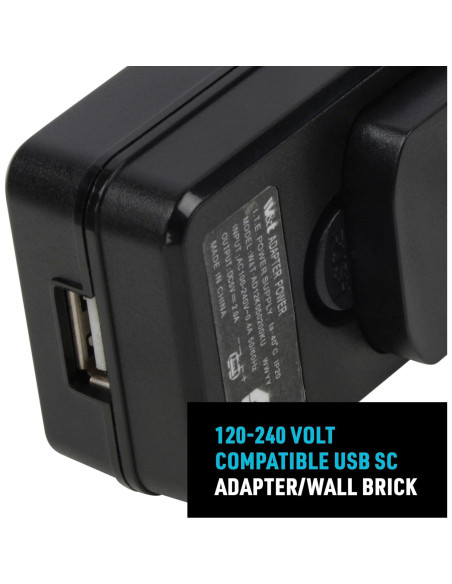 Cargador de Pared Nite Ize T4R USB 100-240V Negro Cargador de Pared Nite Ize T4R USB 100-240V Negro