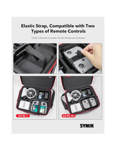 Funda SYMIK S400 para Dron DJI Flip, a Prueba de Agua y Golpes