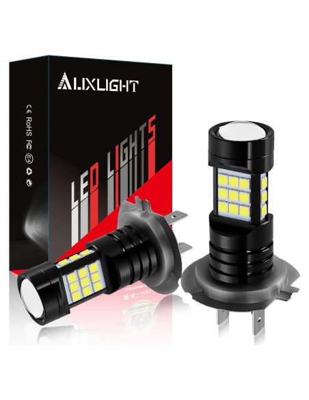 Bombillas LED H7 AUXLIGHT 2400 Lúmenes 6000K Luz de Niebla Bombillas LED H7 AUXLIGHT 2400 Lúmenes 6000K Luz de Niebla