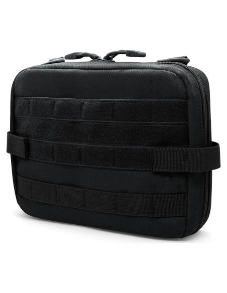 Bolsa Administrativa Táctica Molle Qavctw 25.5x19x5.5cm Negra Bolsa Administrativa Táctica Molle Qavctw 25.5x19x5.5cm Negra