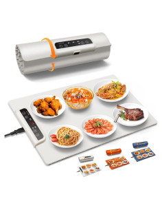 Manta Calentadora Eléctrica INNOWARMER 3 Modos Silicona Blanca