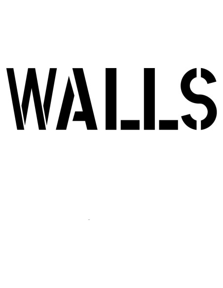 Plantilla de Paredes Letras 30.48cm Grosor 1.5MM Marketing Holders Plantilla de Paredes Letras 30.48cm Grosor 1.5MM Marketing Holders