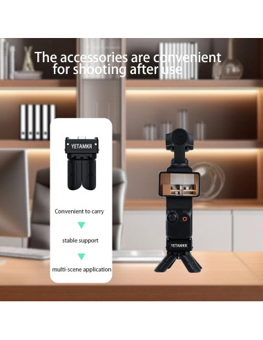 Trípode de Aluminio YETAMKR para DJI Osmo Pocket 3 - Tipo-C
