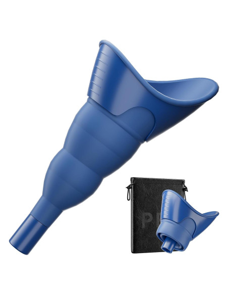 Orinal Femenino PFP Azul - Dispositivo Portátil Higiénico Orinal Femenino PFP Azul - Dispositivo Portátil Higiénico