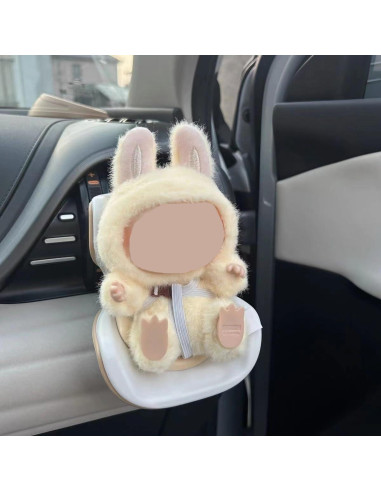 Protector de Asiento de Coche Labubu 15-17 cm Verde