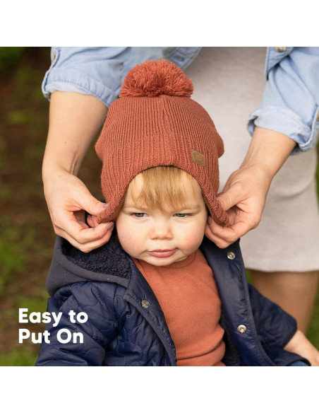 Gorro Muff para Bebés KeaBabies Arcilla 6-36 Meses Unisex Gorro Muff para Bebés KeaBabies Arcilla 6-36 Meses Unisex