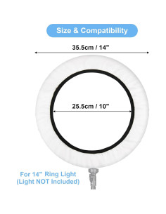 Difusor de Luz Suave Cosmos para Anillos de 30 a 36 cm 2