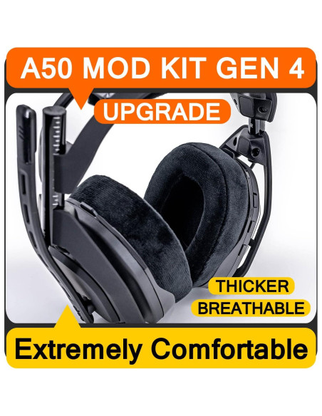 Almohadillas de Reemplazo Astro A50 GEN4 - Velour Comodidad Almohadillas de Reemplazo Astro A50 GEN4 - Velour Comodidad