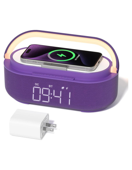 Altavoz Bluetooth Reloj Despertador COLSUR S29 6-en-1 Carga Inalámbrica Altavoz Bluetooth Reloj Despertador COLSUR S29 6-en-1 Carga Inalámbrica