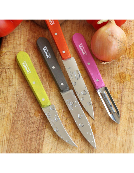 Juego de Cuchillos de Cocina Opinel Les Essentials 4 Piezas Juego de Cuchillos de Cocina Opinel Les Essentials 4 Piezas