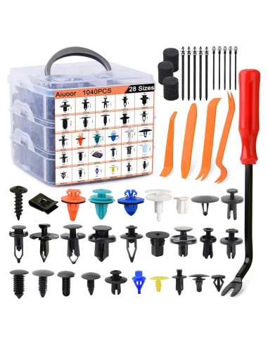 Kit de Clips de Retención para Automóvil Aiuoor 1105PCS