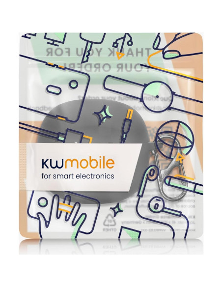 Funda de Silicona kwmobile para Skullcandy Rail In-Ear Wireless Funda de Silicona kwmobile para Skullcandy Rail In-Ear Wireless