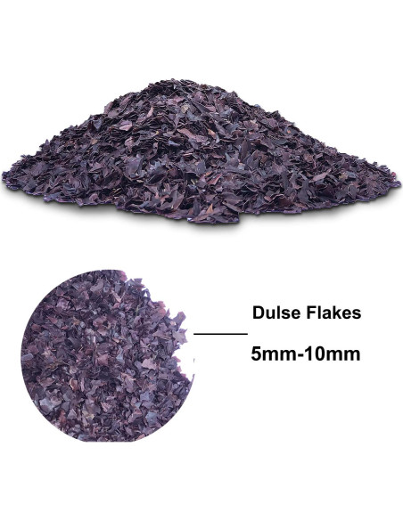 Copos de Dulse Natural Holfly 114g - Alga Marina Vegana Sin OGM Copos de Dulse Natural Holfly 114g - Alga Marina Vegana Sin OGM