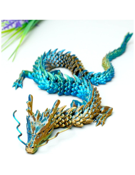 Dragón Impreso en 3D LUYU 44.93 cm Juguete Antiestrés Dragón Impreso en 3D LUYU 44.93 cm Juguete Antiestrés