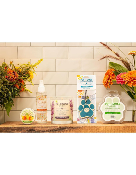 Vela Aromática para Mascotas One Fur All - Lavanda Té Verde - 226g Vela Aromática para Mascotas One Fur All - Lavanda Té Verde - 226g