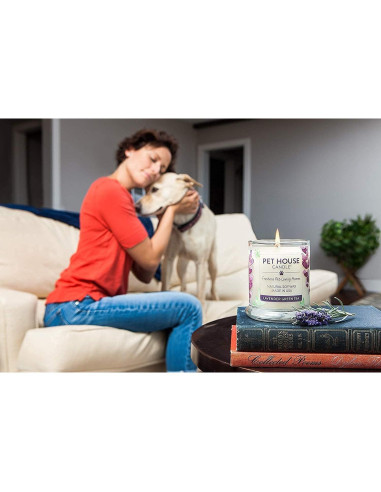 Vela Aromática para Mascotas One Fur All - Lavanda Té Verde - 226g